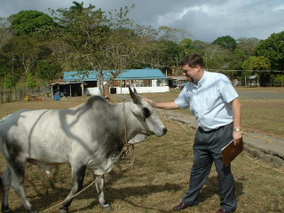 Kirk greeting our after dinner entertainment!